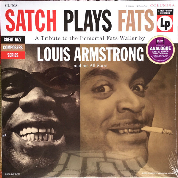 Louis Armstrong And His All-Stars - Satch Plays Fats: A Tribute To The Immortal Fats Waller By Louis Armstrong And His All-Stars
