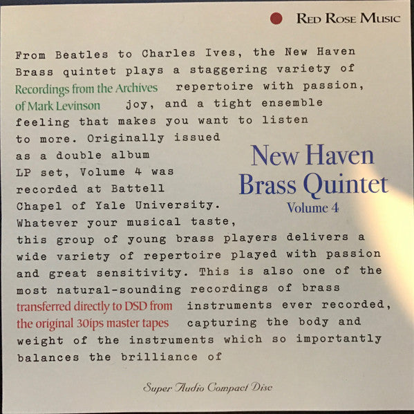 New Haven Brass Quintet - New Haven Brass Quintet